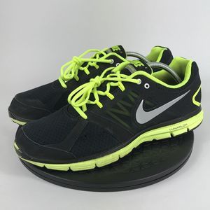 Nike Lunarlon Lunar Forever 2 Black/Volt Running Shoes 554905-002 Men’s Size 12